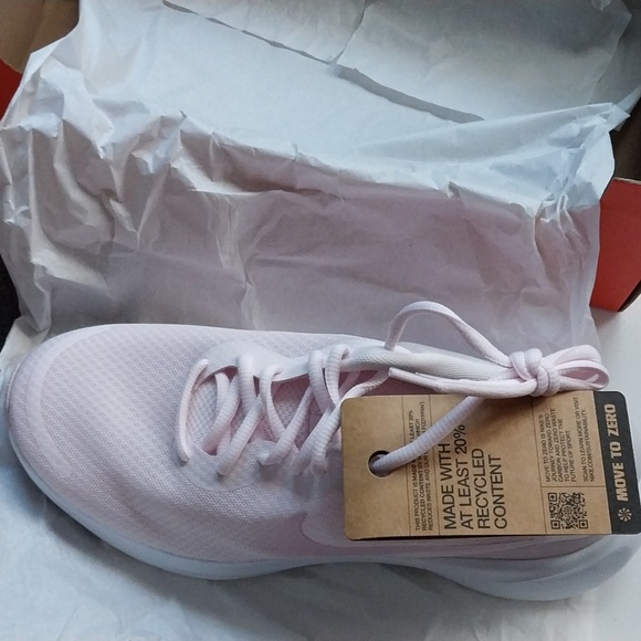 NIKE WOMENS PINK NIKE REVOLUTION 7 - Picture 5 of 8